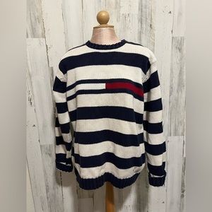 Vintage Tommy‎ Hilfiger 100% Cotton Sweater Men Womens Sweater Large